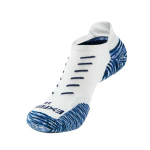 Thorlo Experia TECHFIT Light Cushion No Show Tab with Rocket Grip Socks  -  Small / Midnight Blue