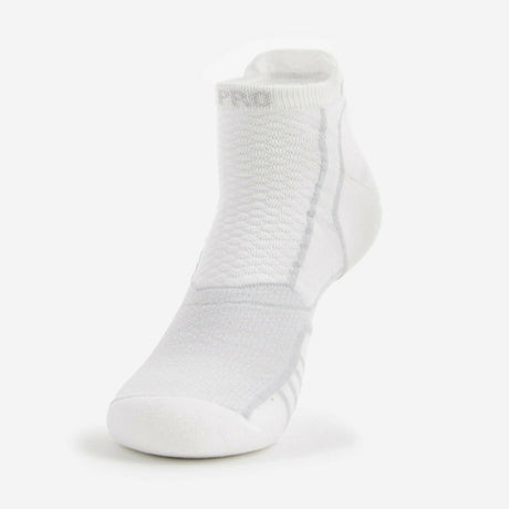 Thorlo Experia PROLITE Ultra-Light Cushion No Show Tab with Rocket Grip Socks  -  Small / White