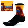 Swiftwick Vision Six Impression National Parks Collection Crew Socks  -  Small / Arches
