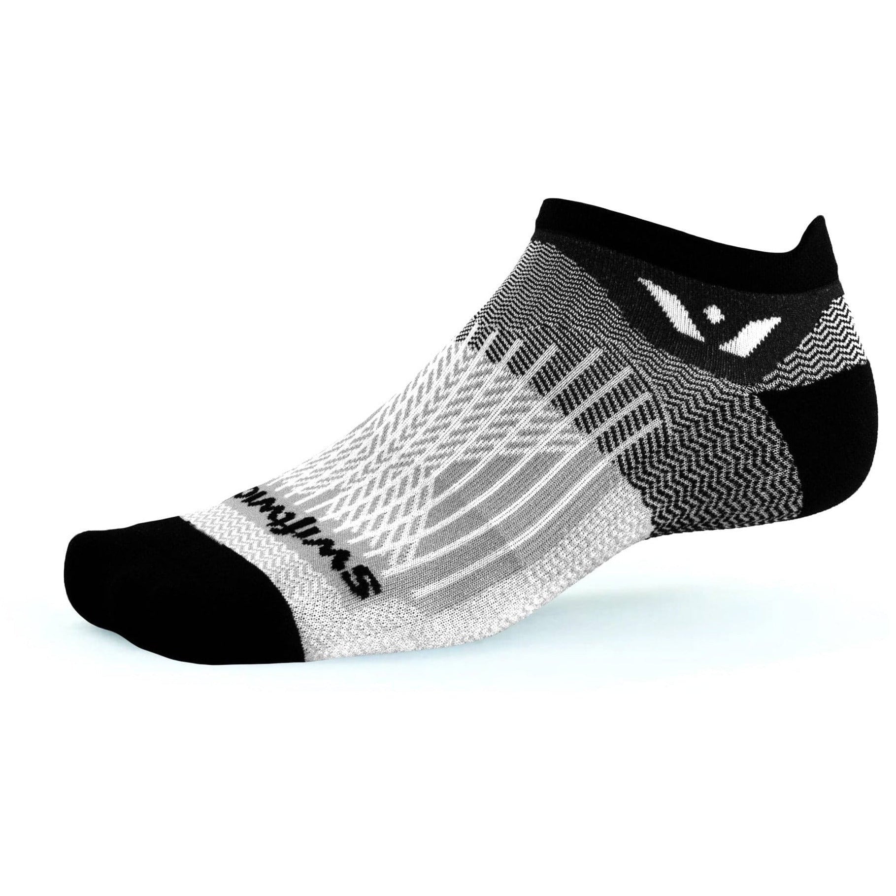 Swiftwick Aspire Zero Tab Socks  -  Small / Black Pewter