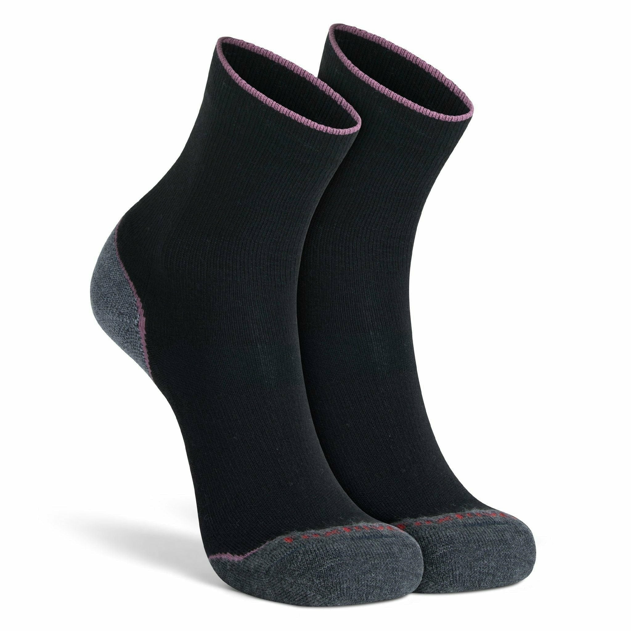 Fox River Womens Basecamp 2.0 Lightweight Crew Socks  -  Small / Black