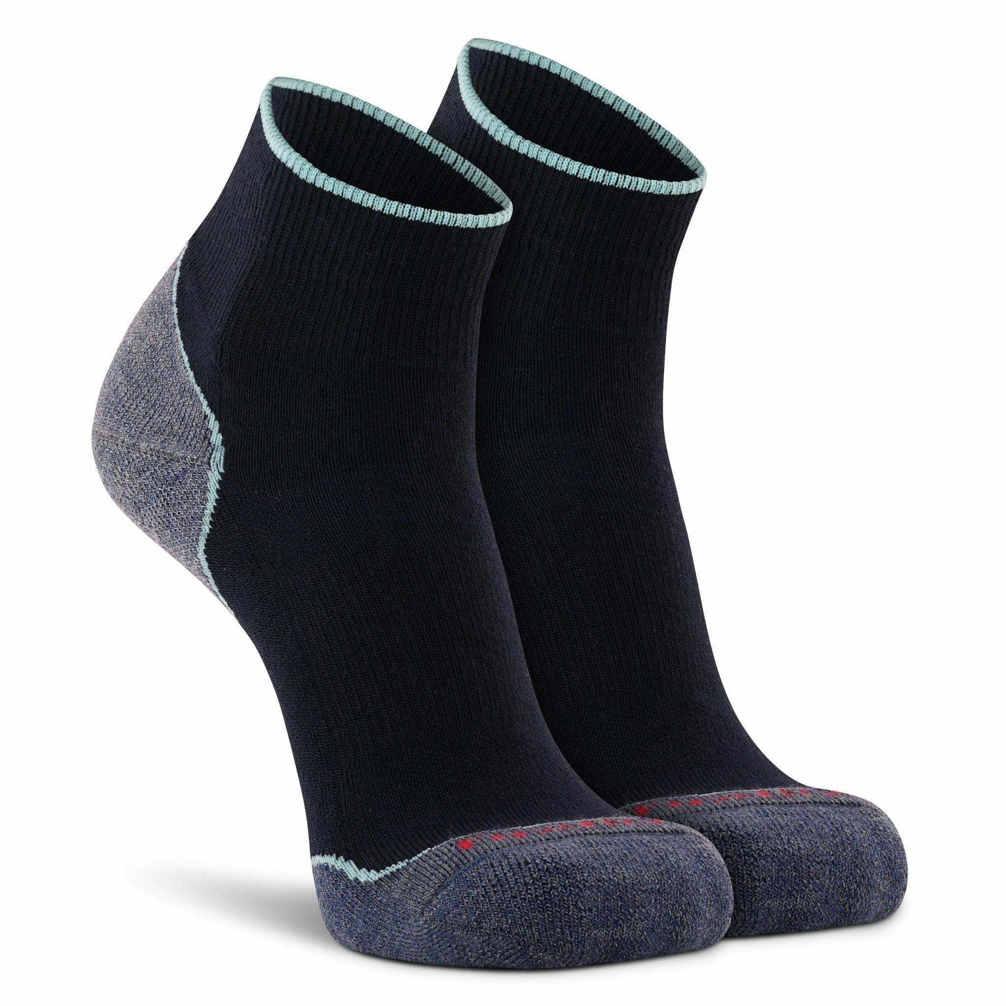 Fox River Womens Basecamp 2.0 Lightweight Quarter Crew Socks  -  Small / Dark Blue