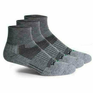 Fitsok CF2 Quarter Cushion Socks  -  Medium / Gunmetal