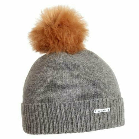 Turtle Fur Lambswool Sara-Jane Beanie  -  One Size Fits Most / Charcoal
