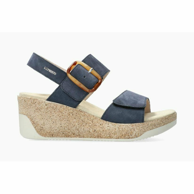Mephisto Womens Giulia Sandals  -  10 / Jeans Blue