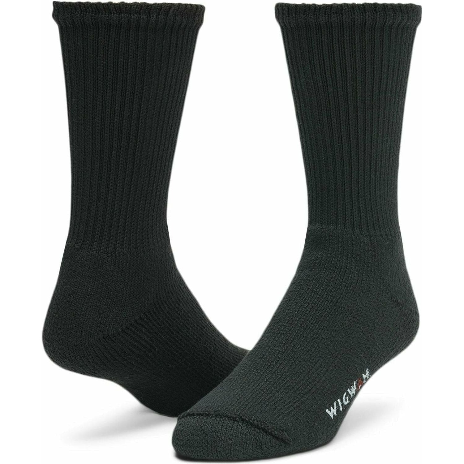 Wigwam King Cotton Heavyweight Crew Socks  -  Medium / Black