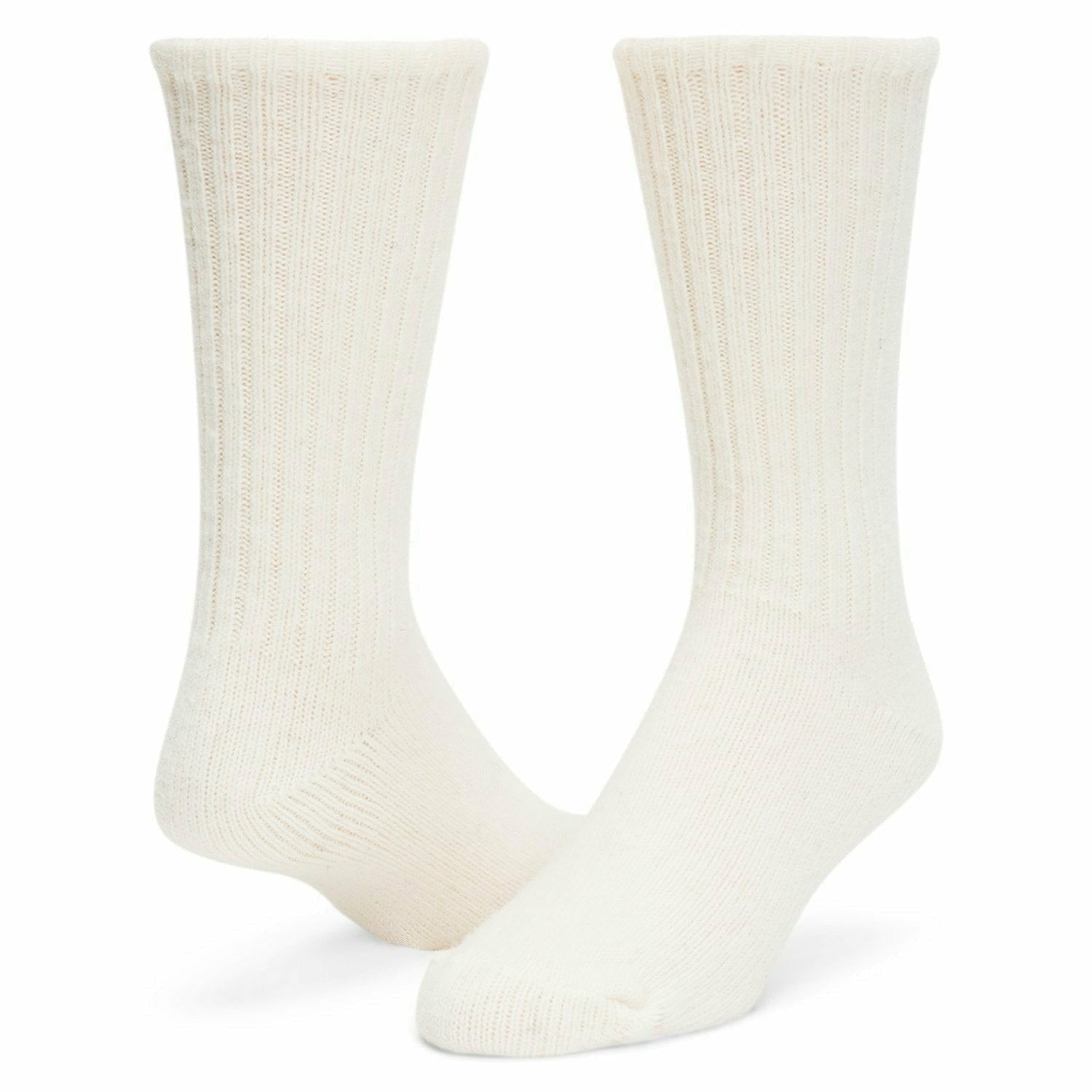 Wigwam 625 Wool Crew Socks  -  Medium / White