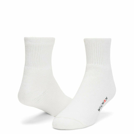 Wigwam King Cotton Quarter Socks  -  Large / White