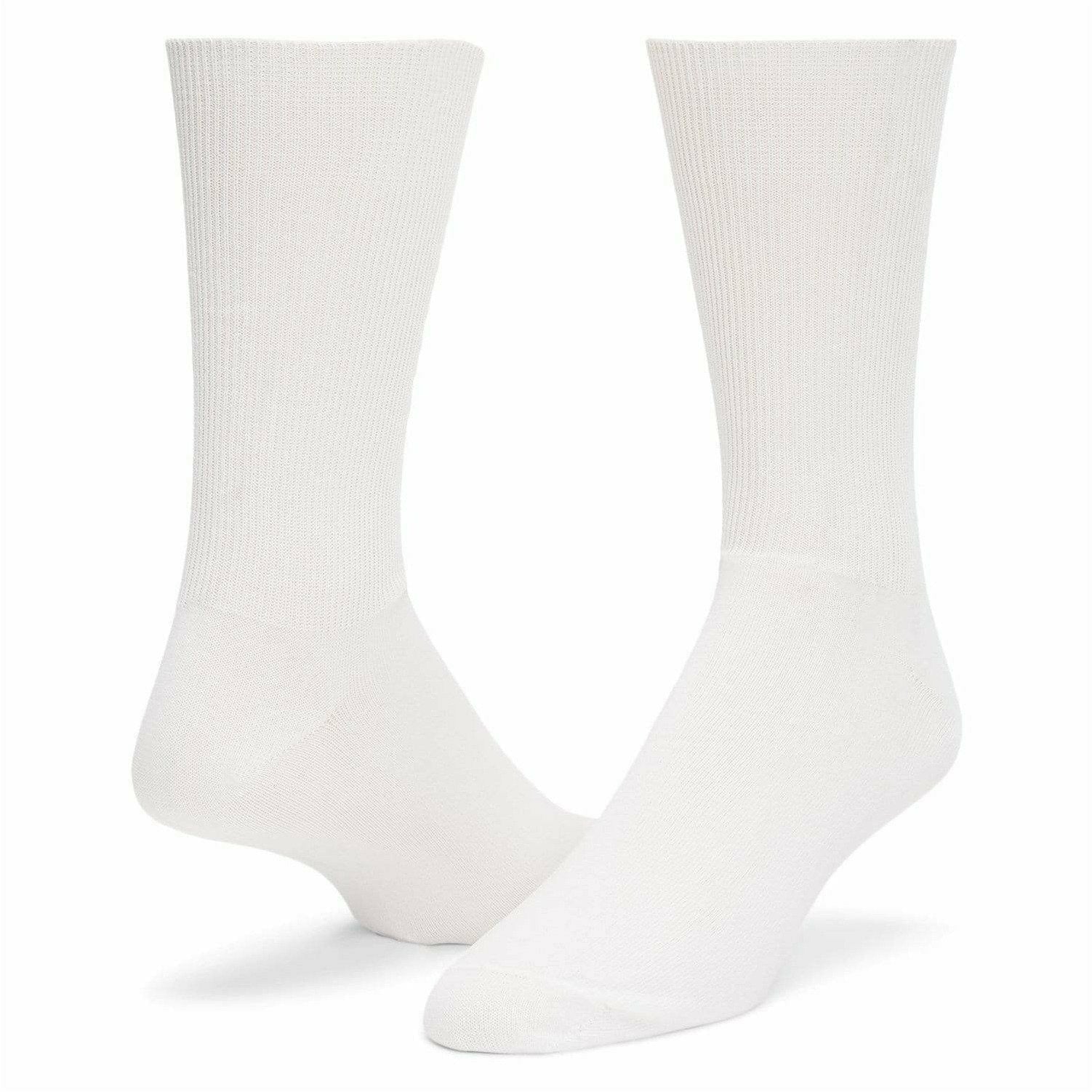 Wigwam Gobi Liner Ultra-Lightweight Crew Socks  -  Medium / White