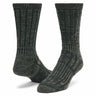 Wigwam Merino Silk Hiker Crew Socks  -  Medium / Olive Green Heather