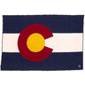 Faribault Mill Colorado Flag Wool Throw  -  Colorado Flag