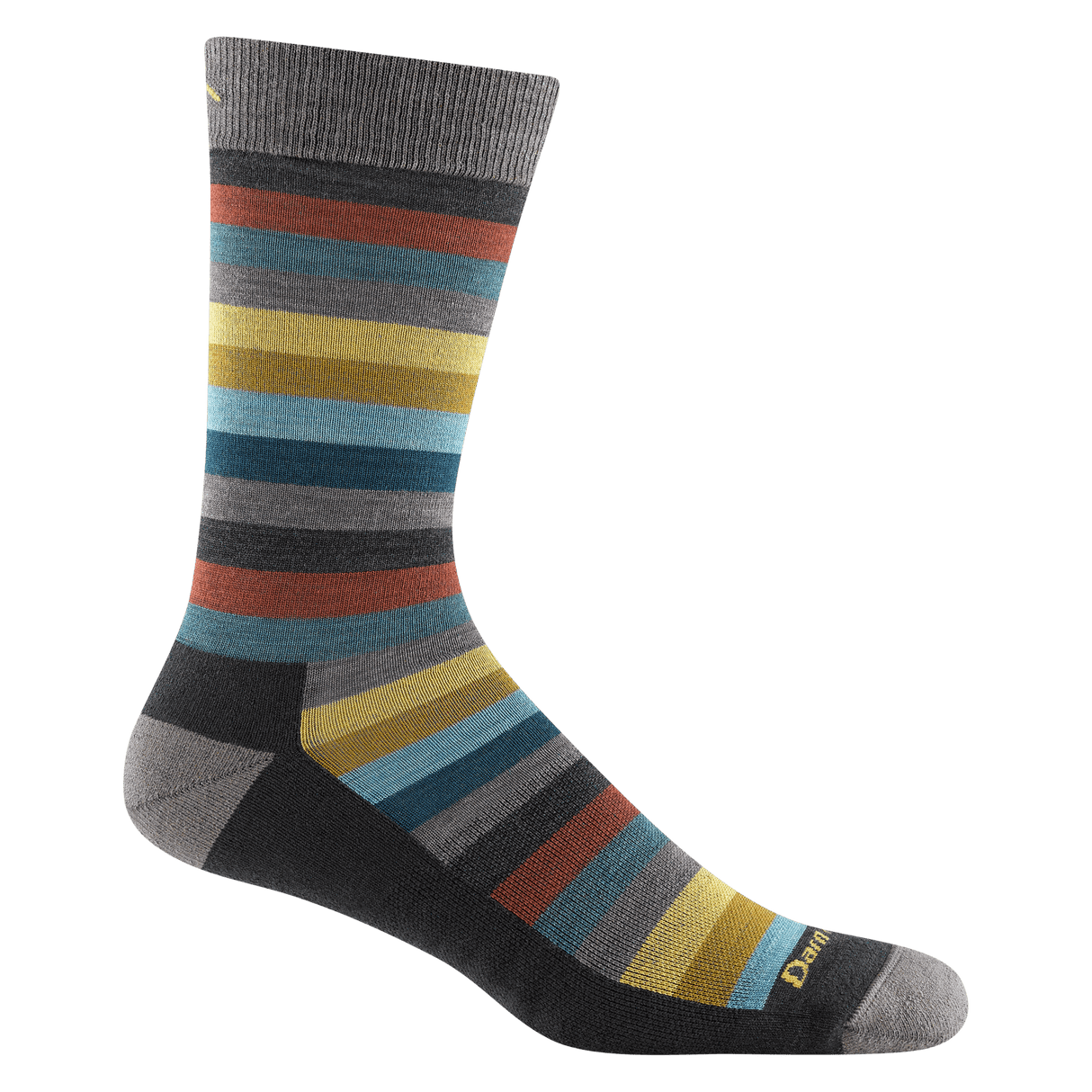 Darn Tough Mens Merlin Crew Lightweight with Cushion Socks  -  Large / Charcoal