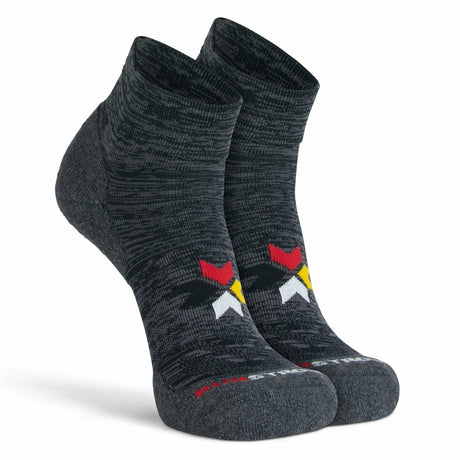 Fox River Inyanka Medium Weight Quarter Crew Socks  -  Small / Granite