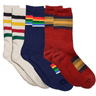 Pendleton National Park Striped Crew Socks  -  Medium / Glacier/Crater Lake/Zion / 3-Pair Pack