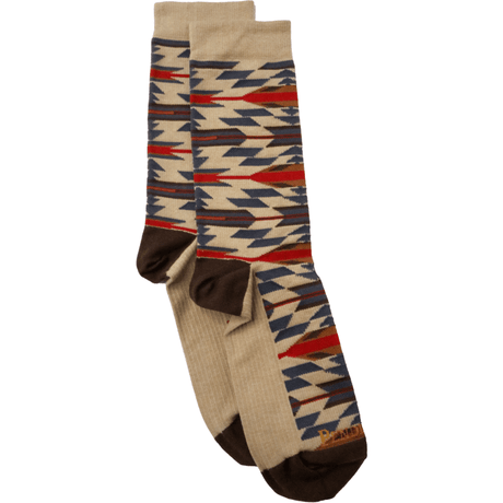 Pendleton Wyeth Trail Crew Socks  -  Medium / Beige