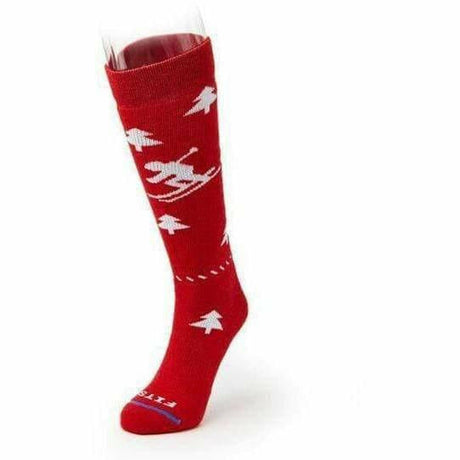 FITS Medium Ski OTC Socks  -  Small / Red