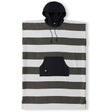 Nomadix Changing Poncho  -  Small/Medium / Stripes Noll Black