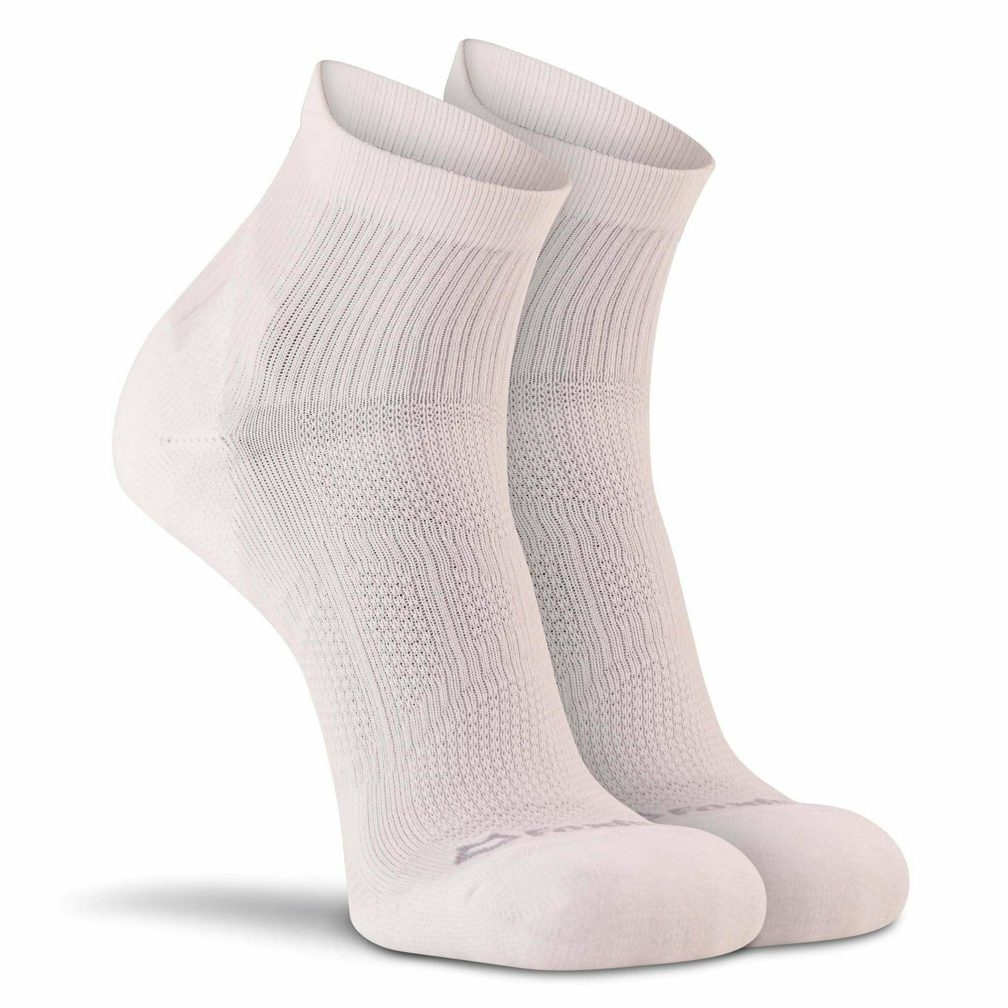 Fox River Physical Trainer Lightweight Quarter Crew Socks 2-Pack  -  Medium / White