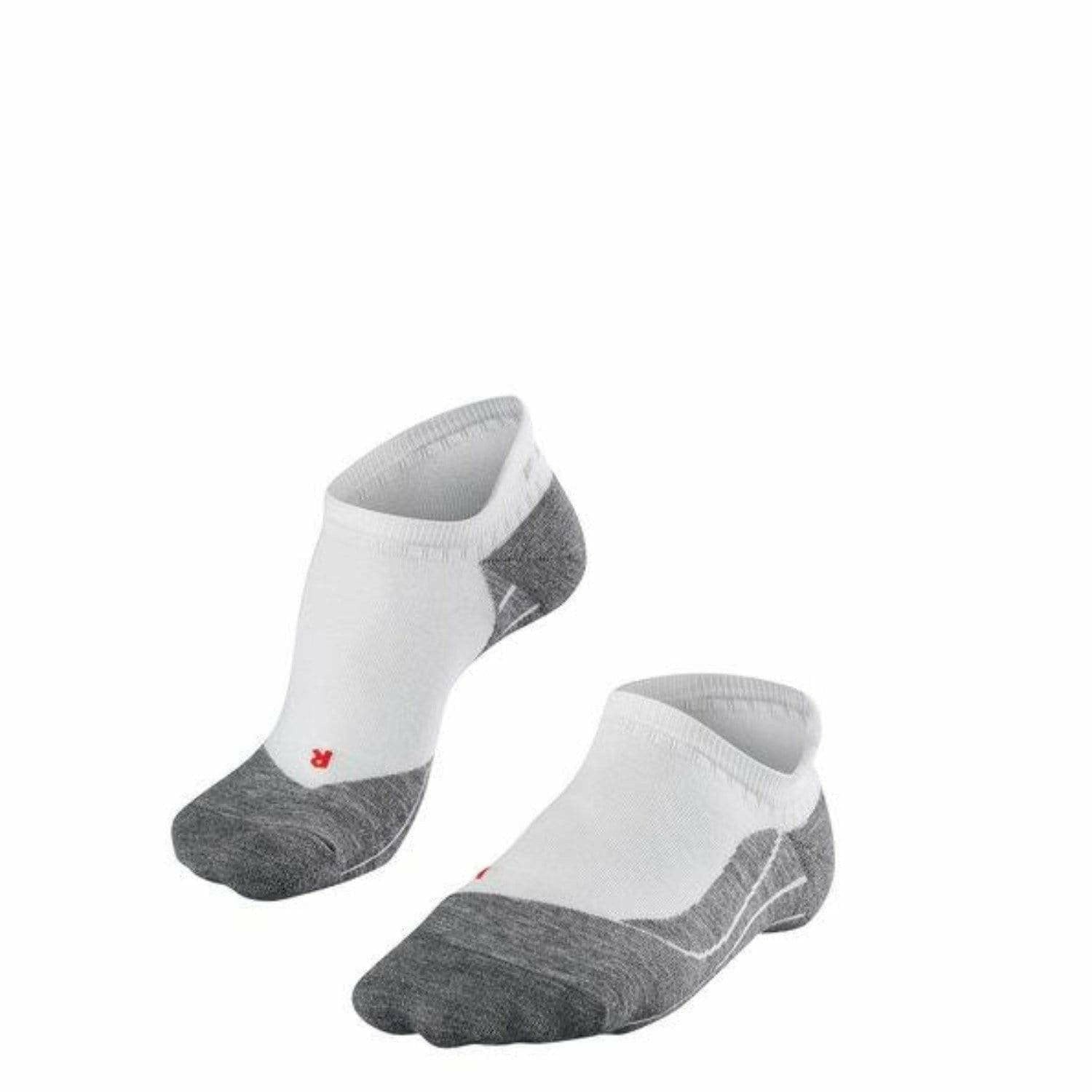 FALKE Mens RU4 Endurance Invisible Running No Show Socks  -  39-41 / White