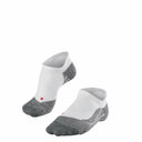 FALKE Mens RU4 Endurance Invisible Running No Show Socks  -  39-41 / White