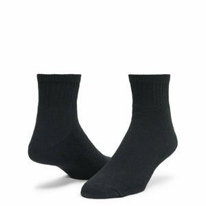 Wigwam Super 60 Quarter 3-Pack Socks  -  Medium / Black
