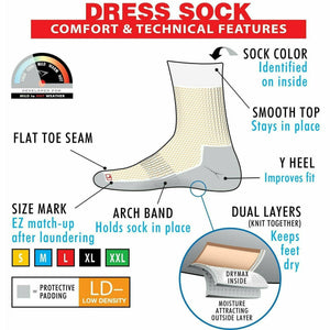Drymax Dress Over-The-Calf Socks  - 