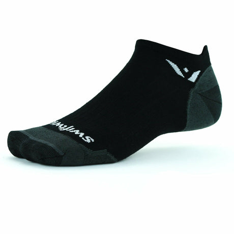 Swiftwick Pursuit Zero Tab Ultra Light Socks  -  Large / Black