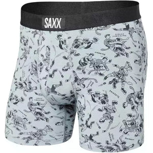 SAXX Mens Vibe Modern Fit Boxer  -  Small / Vintage Skate Blue