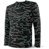 SAXX Mens Roast Master Mid-Weight Base Layer Long-Sleeve  -  Small / Get Out Camo/FD Black