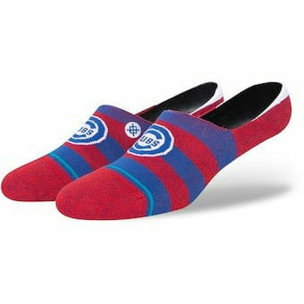 Stance Cubs Twist No Show Socks  -  Medium / Blue