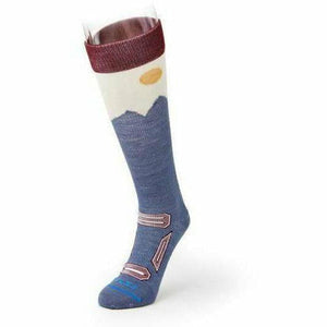 FITS Ultra Light Ski OTC Socks  -  Small / Steel Blue