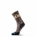 FITS Gifford Light Hiker Crew Socks  -  Small / Chestnut