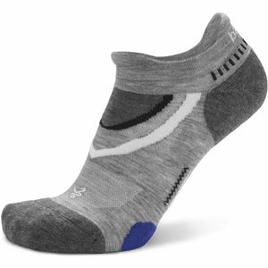 Balega UltraGlide No Show Socks  -  Small / Midgray/Charcoal