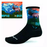 Swiftwick Vision Six Impression National Parks Collection Crew Socks  -  Small / Olympic