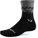 Swiftwick Vision Five Winter Limited Edition Crew Socks  -  Medium / Fair Isle Coal