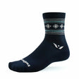 Swiftwick Vision Five Winter Limited Edition Crew Socks  -  Small / Navy