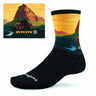 Swiftwick Vision Six Impression National Parks Collection Crew Socks  -  Small / Zion River Valley