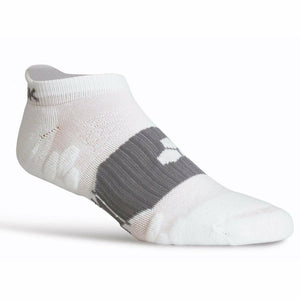 Fitsok RX6 Lightweight No Show Tab Socks  -  Small / White