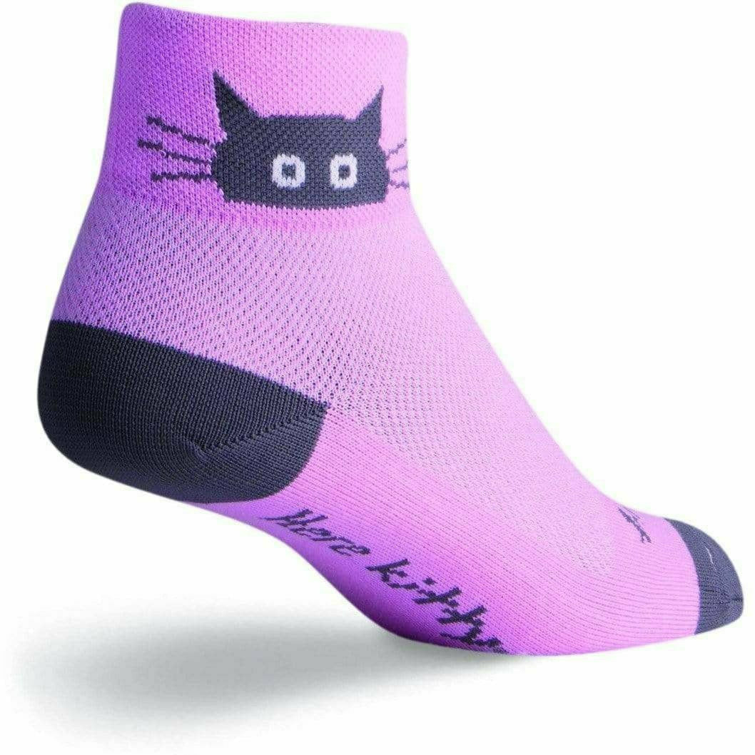 SockGuy Womens Whiskers 2 Inch Micro Crew Socks  -  Small/Medium