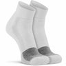 Fox River Wick Dry Triathlon Lightweight Quarter Crew Socks  -  Medium / White