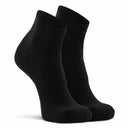 Fox River Womens Wick Dry Walker Lightweight Everyday Quarter Crew Socks  -  Medium / Black