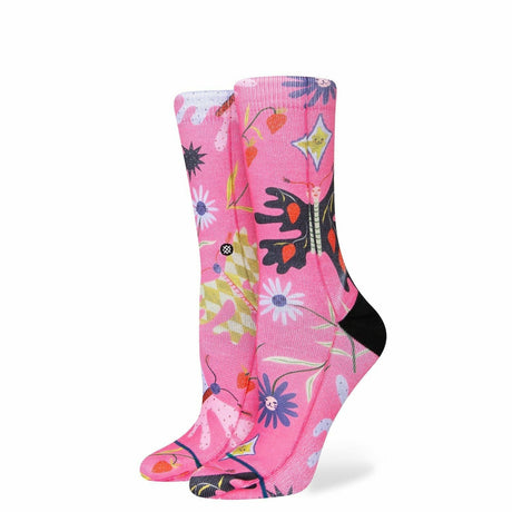 Stance Strawberry Patch Crew Socks  -  Small / Pink